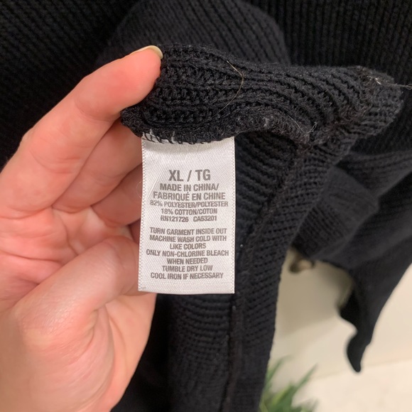 CAPE JUBY black knit sweater - Picture 4 of 5